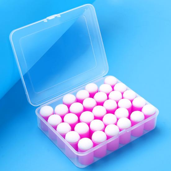 30/32Pcs Finger Sponge Daubers Painting Sponges Set with Storage Box Craft Sponge Daubers for DIY Crafting Card Making Painting Stamping