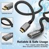 USB4.0 Extension Cable 240W 8K USB C 40Gbps Data Transmission Cable 8K@60Hz Video Cable for Smartphone Laptops