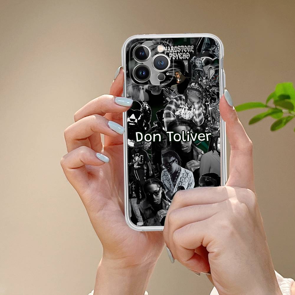 

Rapper D-Don T-ToliverS Transparent Phone Case For IPhone 17 Air 16 Pro Max 15 14 13 12 11Plus Shockproof Cover iPhone 17 Air