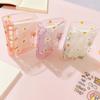 School Supplies Journal Planner Mini 3 Hole Loose Leaf Binder Ring Daisy Notebook Binder Notebook