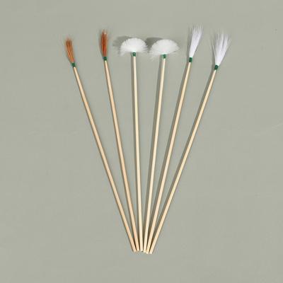 10Pcs Bamboo Feather Earpick Wax Remover Curette Ear Dig Spoon Cleaner Stick