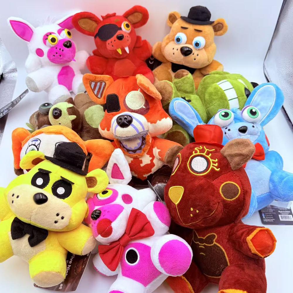 Nuit Chez Freddy Fnaf Peluche Jouets Mignons Poupée Ours Bonnie Renard Dessin Animé Poupées en Peluche Jouets Freddy Pour Enfants Cadeaux Fans..