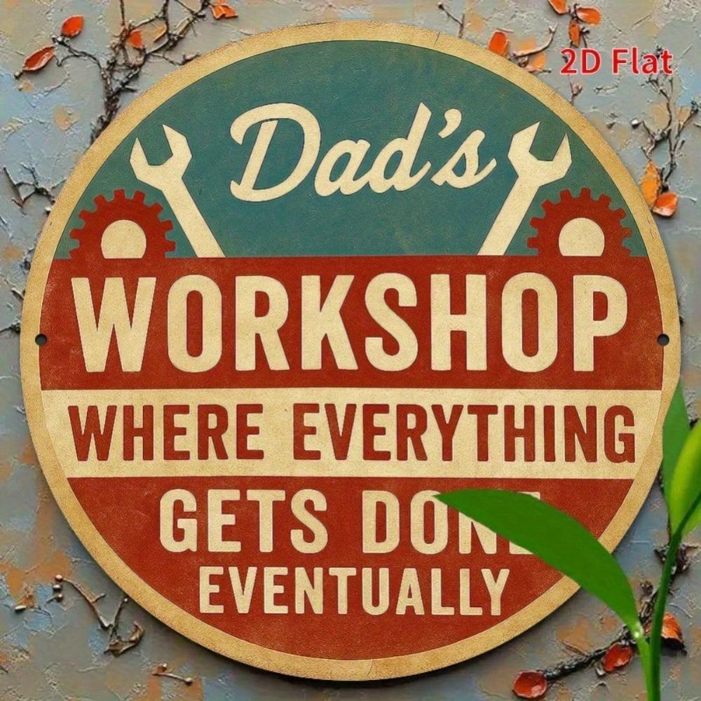Vintage Funny Metal Sign Toolbox Art Gift Garage Decor For Man Cave