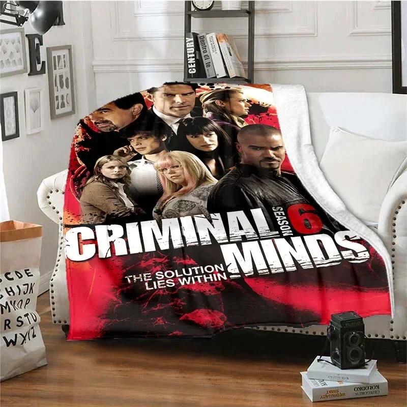 New Sofa Bed Blanket Soft Warm Criminal Minds 3D Print Blanket Cover Fleece Throw Blanket Adult Children's Blanket