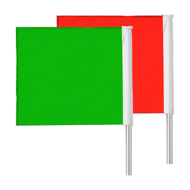 Red and Green Command Signal Flag Set