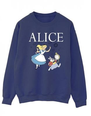 Womens/Ladies Alice In Wonderland Follow The Rabbit Sweatshirt