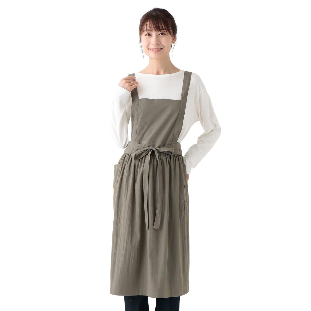 Afternoon Tea Living Apron JN34 Dress Apron, Gray
