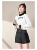 High Waist PU Leather Shorts - 2023 Autumn/Winter Slim Fit, Wide Leg Boot Cut, Loose Outerwear, Black