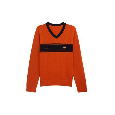 X Wales Bonner Maglia Manica Lunga Arancione Uomo Top HG2152