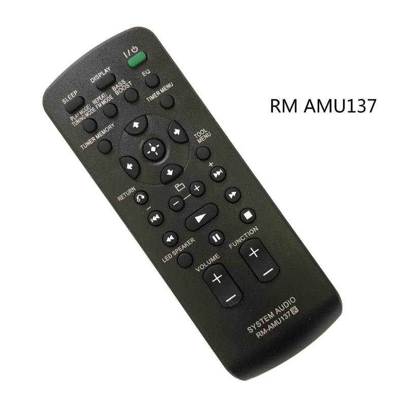 RM-AMU137 Replacement Remote Control for  Audio System CMT-FX300i CMT-HX35R CMT-HX50BTR Home Theater Audio System