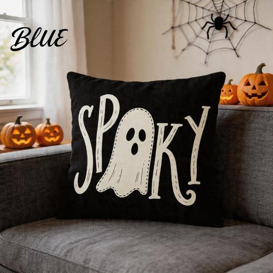 Spooky Theme Home Ornaments Halloween Ghost Cushion Cover
