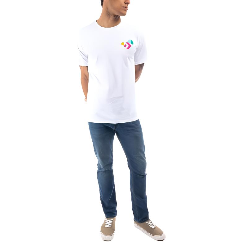Converse Tropical Drink T Shirt Men's White 10024749-A02