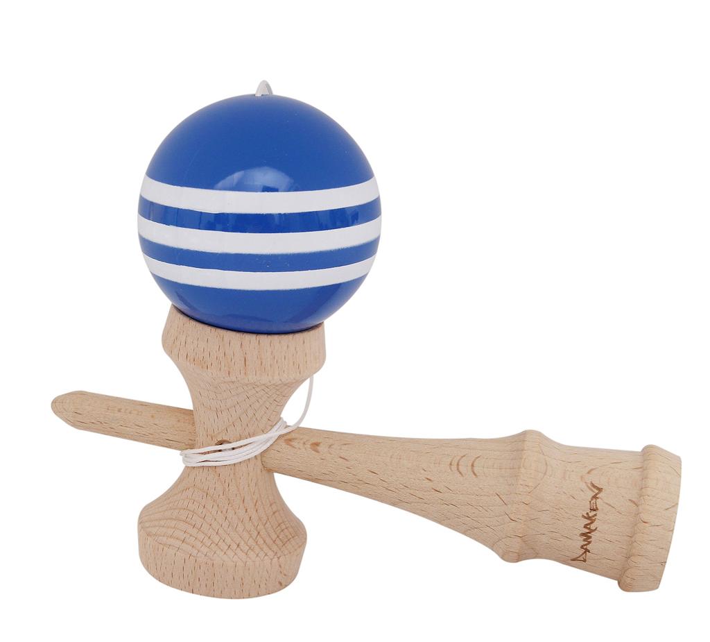 DAMAKEN Street Freestyle Kendama Stripe Increases Trick Success Wooden Toy Great Extreme Kendama X Kendama, Kendama, [Easy-to-See Model] Rate,