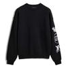 Y-3 Graphic Crew Sweatshirt Black Women Tops JX4749