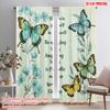 2pcs 2D Flat Printing Curtain Believe Amazing Today Possible Fabric Without Electricity All Season Party & Holiday Decor Perfect