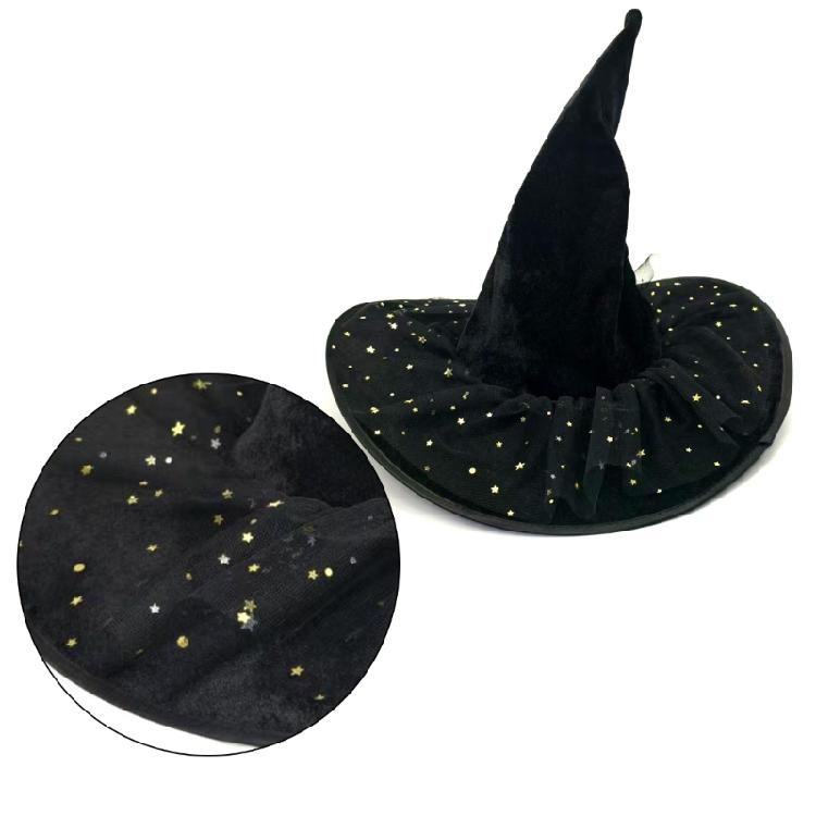 Halloween Witch Hat Wizard Hats for Women Girls Gifts Halloween Cosplay Costume Masquerade Carnival Party Decorations