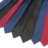 Men's Professional Striped Jacquard Zipper Tie, 7cm