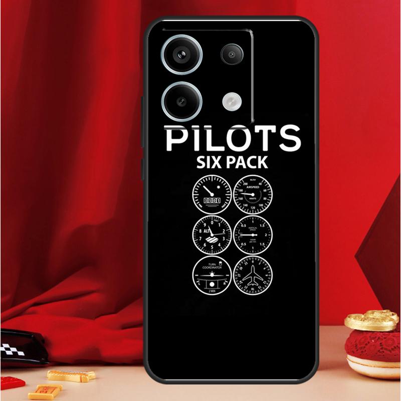 Coque de téléphone Pilote d'avion Pour Xiaomi Redmi Note 13 Pro 12 10 9 8 11 Pro 12S 11S 10S 9S 10A 9C 10C 12C 13C