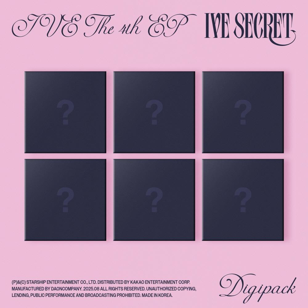 [Pre-Order 8/26 Release] IVE - Mini Album IVE SECRET [Digipack Ver.] CD