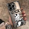 Custodia per Telefono Placcata The Nightmare before Christmas Per iPhone 17 17e 16 15 14 13 12 11 Pro Max X XR XSMax Mini Air Plus Anti-Caduta
