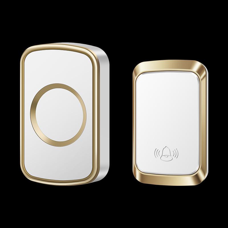 Wireless Waterproof Self-Powered Doorbell for Home with Ultra-Long Range & Battery-Free Remote for Elderly