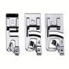 3pcs Rolled Hem Presser Foot Set, 3mm, 4mm, 6mm Hemming Foot Kit for Sewing Rolled Hemmer Presser Foot For, Brother