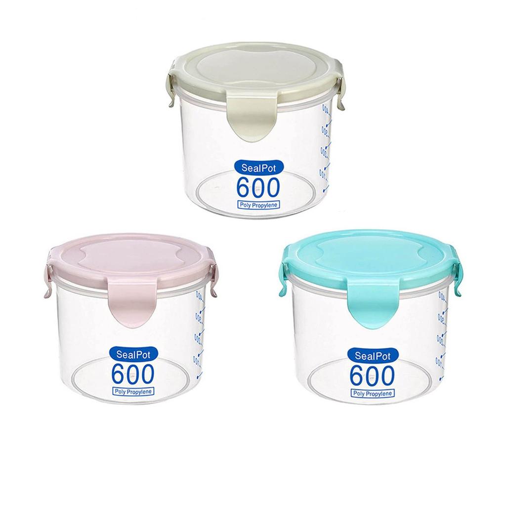 Food Storage Containers, Kitchen Storage Box Sealing Food Preservation Plastic Fresh Pot Container For Kitchen