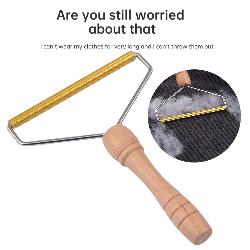 Wholesale Jute Wood And Alloy Lint Remover Perfect For Removing Pet Hair