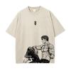 Berserks Mnaga Tshirts Guts Griffith Graphic T Shirt Vintage Washed Oversized TShirt Short Sleeve Cotton Tee Men Women Clothes