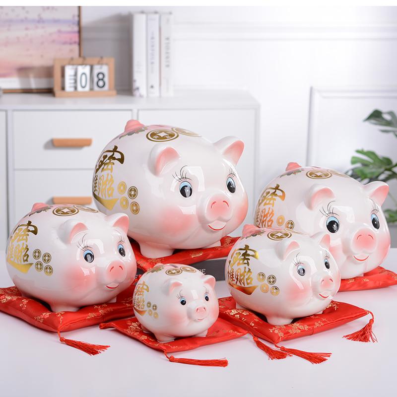 Home Big Money Box Piggy Banks Children Coin Piggy Bank Molds Cute Box Money Boxes Mistery Coin Jar Atm Spaarpot Children Gifts