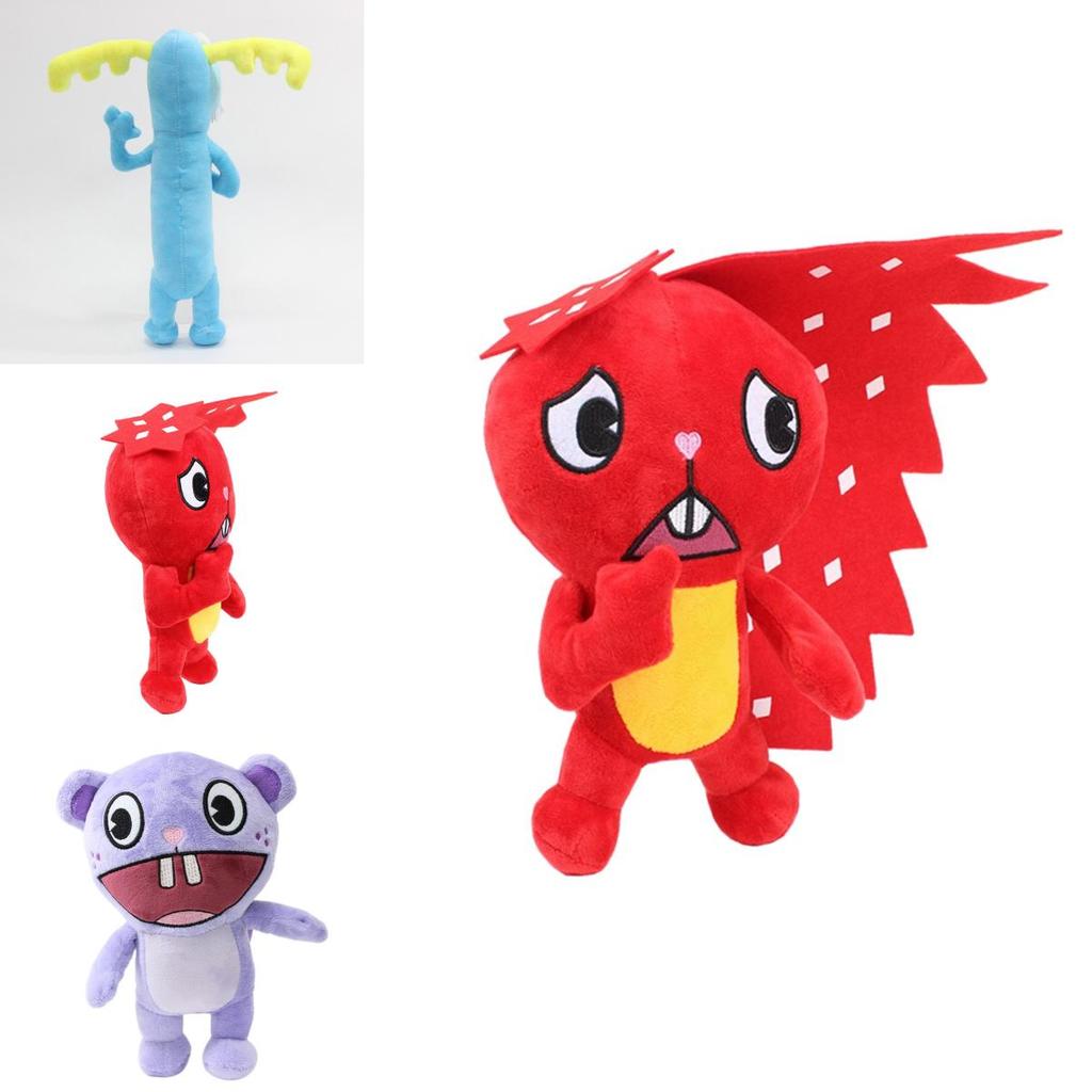 Adorable Flippy Plush Toy Ultra-soft Short Plush Military Bear Happy Tree Friends