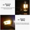 Multi-Function Camping Light Outdoor Portable Lighting Rechargeable Lamp Powerful Flashlight Tent Equipment Supplies