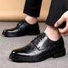 Leather shoes men's British style business formal wear retro men's shoes autumn new men's soft sole wearable casual derby shoes