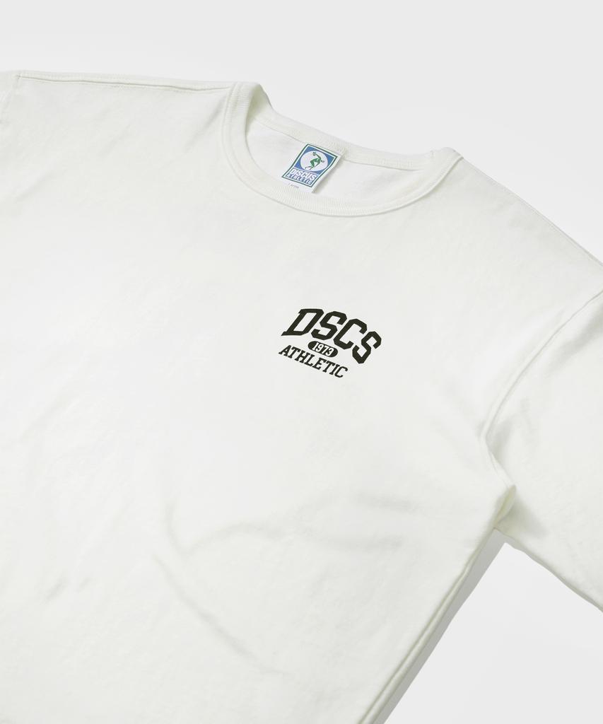 DISCUS ATHLETIC Heavyweight Dcsc Small Logo T-Shirt Off-White