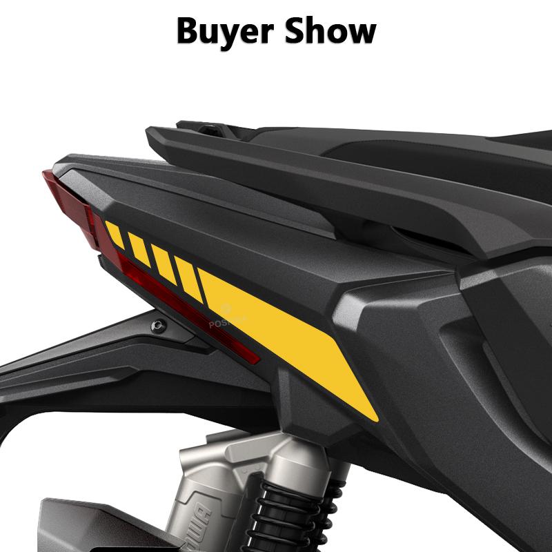 POSFIRA Motorcycle Tail Fairing Sticker Vinyl Decals for Honda ADV 350 ADV350 2022 2023 2024 2025 2026 Decoration Accessories