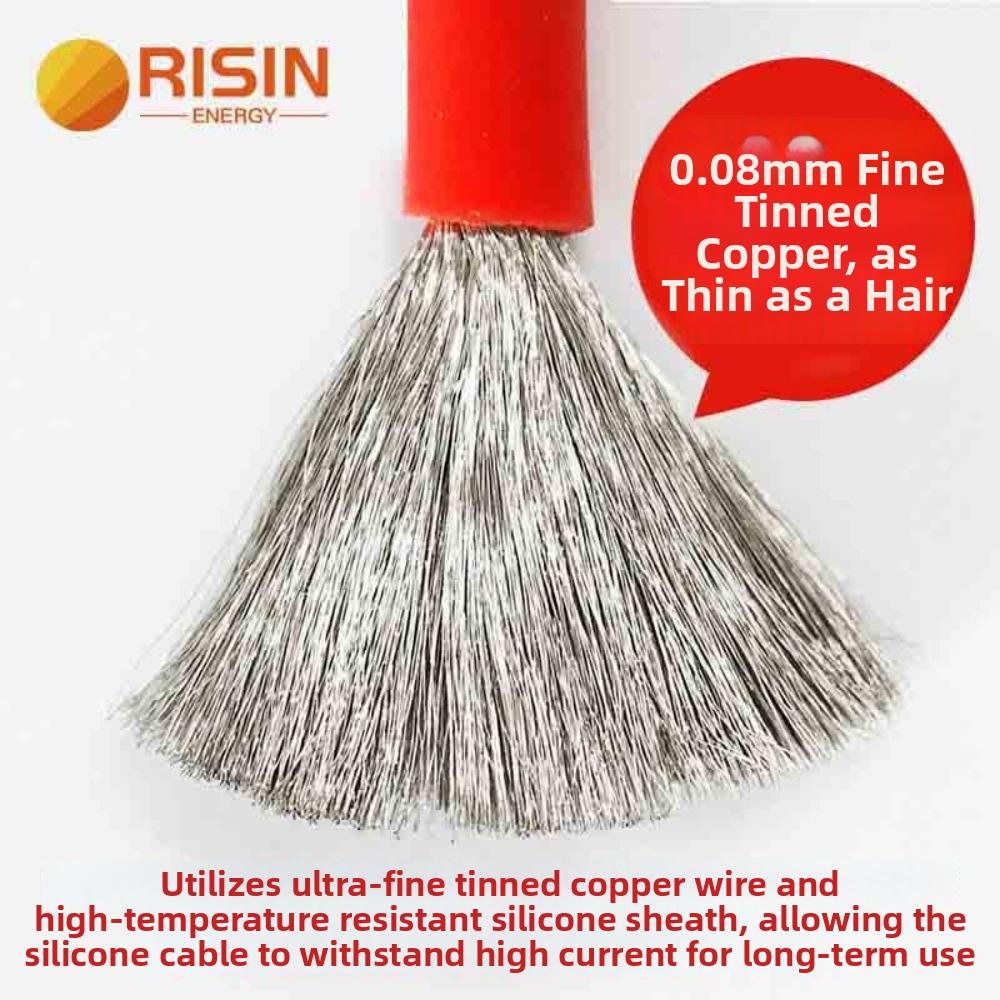 Silicone Li Battery Cable Tinned Copper Wire Cable New Heatproof Gel Wire  RC Accessories