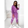 Velvet Material Women 2 Piece Set Casual Sport Outfits Tracksuit Hoodies Sweatshirt+Pants Spring Sportswear Running Sets