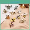 Cute Insect Zircon Alloy Bee Brooch Pin Gift For Ladies Dress Accessories