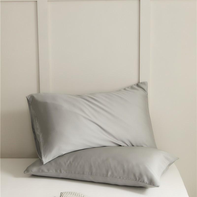 Leisel Tencel Pillowcase Single Pack - Single Pillowcase Solid Color Pillowcase Bedding Pillow Core Kit