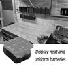 For Dewalt 18V 20V Battery, Wall Mount Storage Rack Battery Holder, Suitable for Dewalt DCB182 DCB203 Battery Storage Bracket
