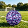 1pc Glass Roses Theme Soccer Ball Football, Size 5, Lightweight PVC, Outdoor Training Soccer Ball,Gift C6575