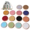 Round Tactile Matching Board Wood Texture Sorting Game  Kids Sensory Training