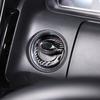 Sauicemy Set of Air Vent Central Control Air Outlet Decoration Vent Interior Trim Protective Car Specific to Your Vehicle Fiber for Honda 6-Piece