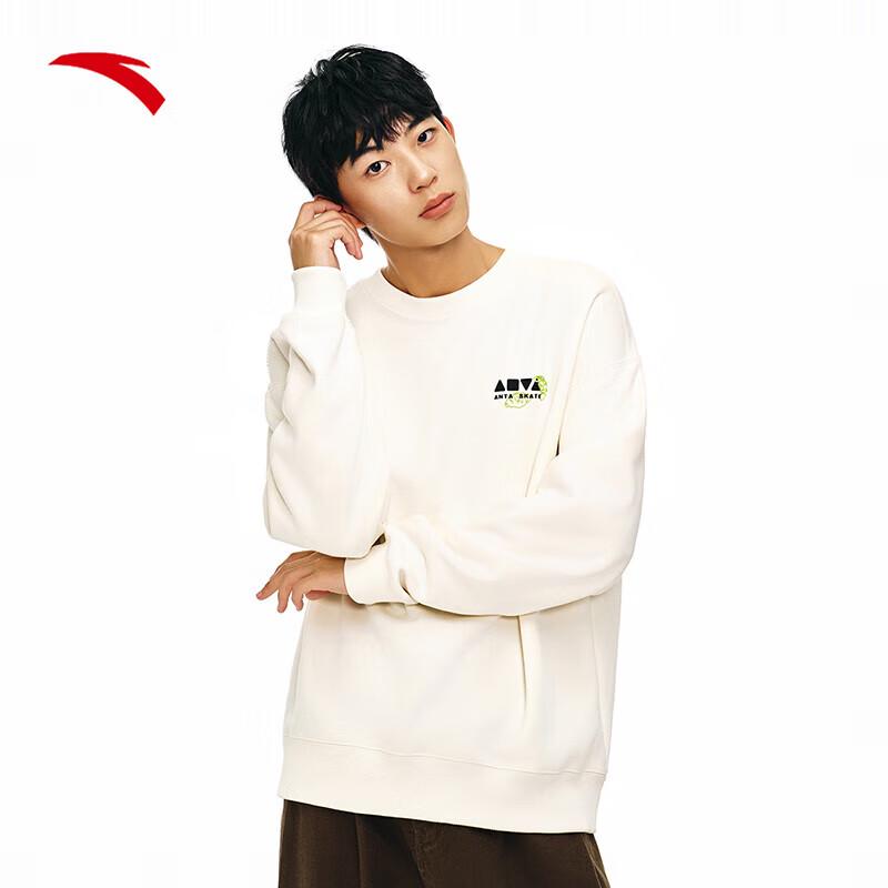 Anta American Retro Fleece Crewneck Sweatshirt XS