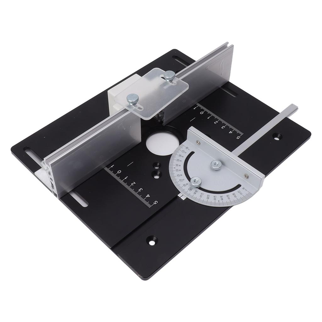 Router Table Insert Board Aluminum Alloy Steel Height Adjustable Milling Trimming Machine Insert