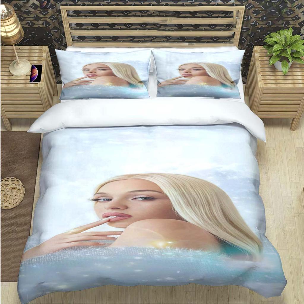 Fashion Spain Female Singer B-Bad G-Gyal Print Bedding Set Duvet Cover Comforter Bed Youth Kids Girl Boys Luxury Gift