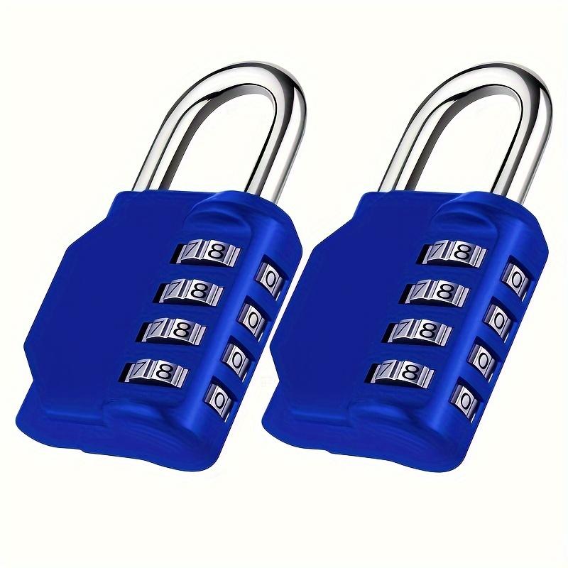 Clearance_2 Pack 4 Digit Combination Lock, Locker Lock, Padlock Outdoor Indoor, Waterproof Design, for School, Gym Or Sports Loc
