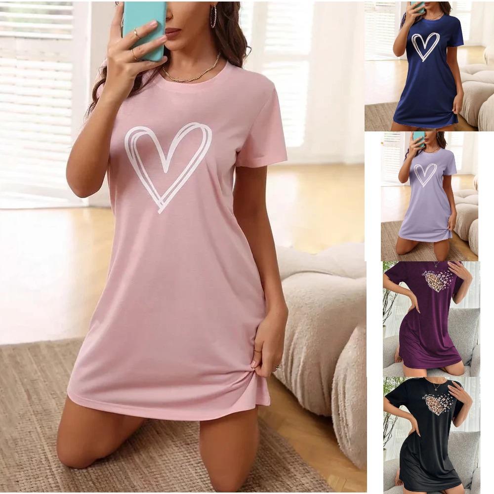 Pijamale pentru Femei Pijamale cu Mânecă Scurtă pentru Femei Îmbrăcăminte de Casă Timp Liber Acasă Rochie Sexy Pijamă Casual Îmbrăcăminte de Casă