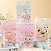 50Pcs Cartoon Animal Plastic Bags Snowflake Crisp Cookies Nougat Portable Ziplock Self Sealing Party Gift Packaging