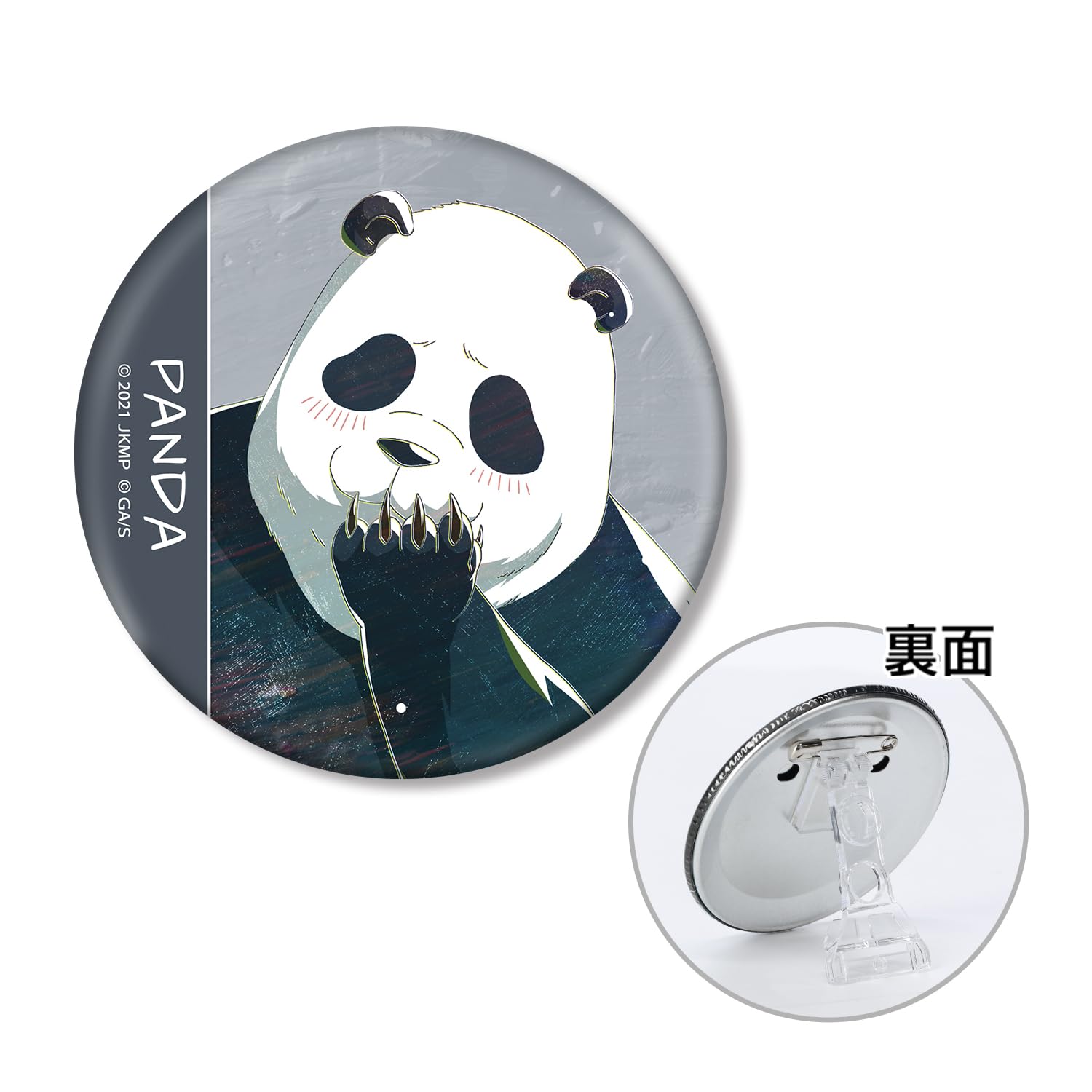 Магическая битва 0  Панда Ani Art Значок-значок 3-сторонний